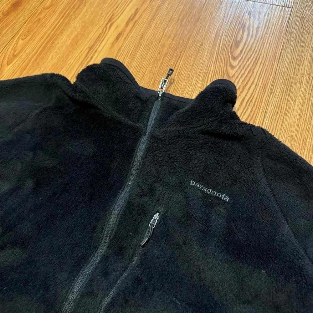 Patagonia Men's R2 Fleece Regular Full Zip Black Pile Size XL